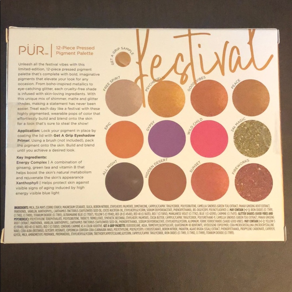 Pür Festival pressed pigment palette - Picture 3 of 7